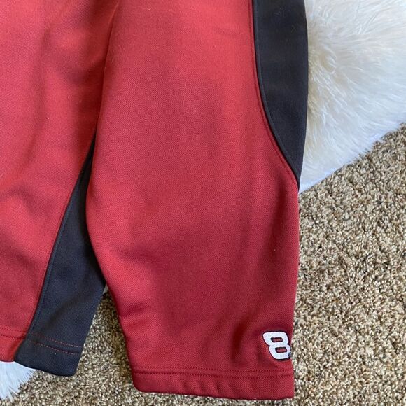 Chase Authentics Budweiser Dale Jr. Quarter Zip Pullover Mens Size XL Burgundy - Picture 8 of 10